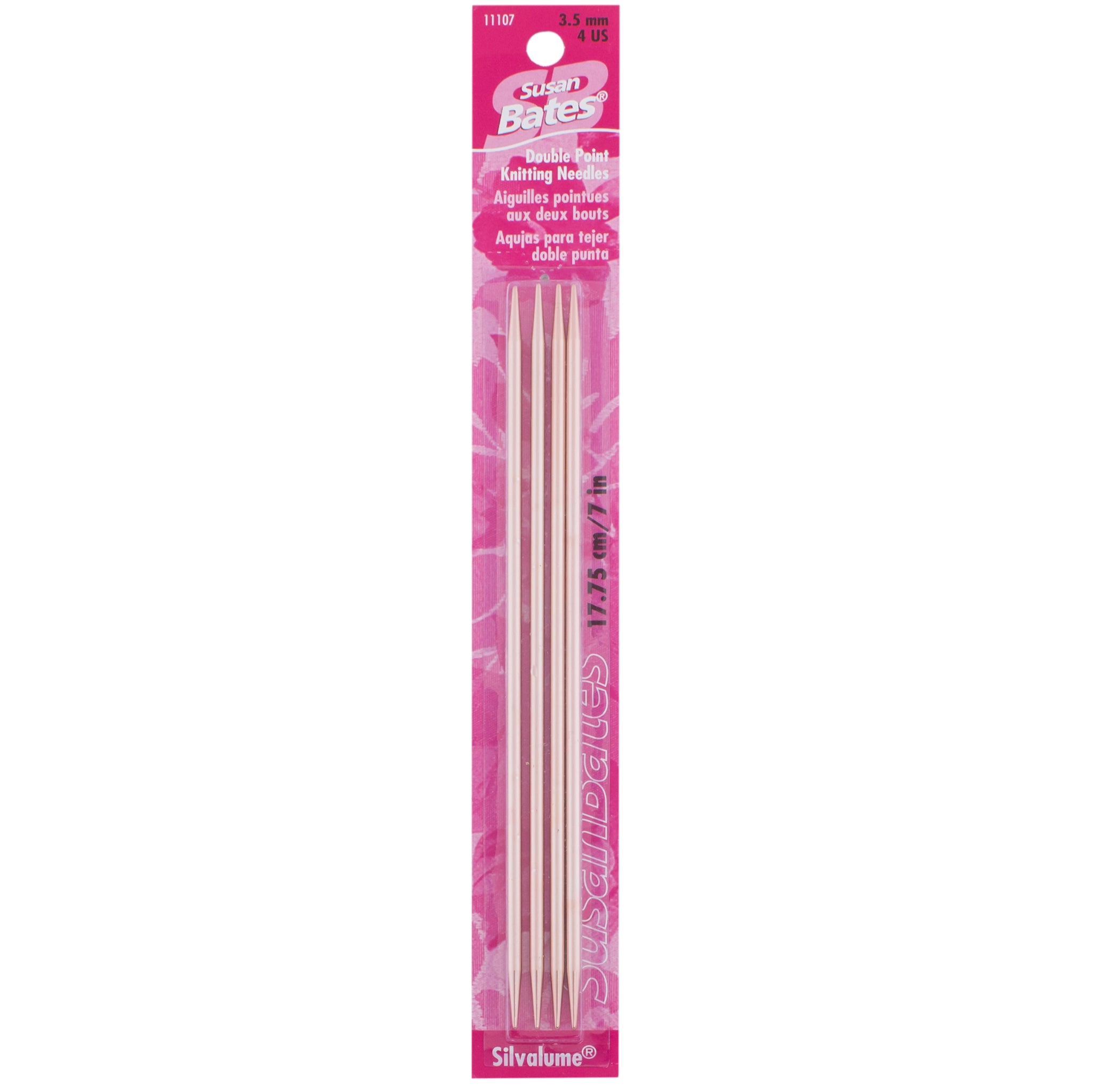 Bulk Loose Needles: Plastic Needles - Bright Pink