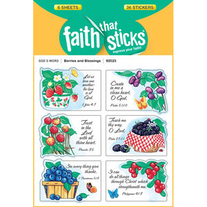 Berries and Blessing Stickers
