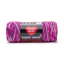 RED HEART E302C.0312 Super Saver Jumbo Yarn, Black