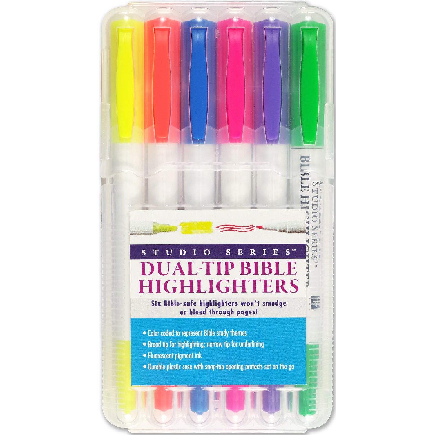 8 Earthy Bible Highlighters No Bleed or Smear, Bible Safe Gel Highlighters,  Bible Markers No Bleed Through, Dry Highlighters Set 