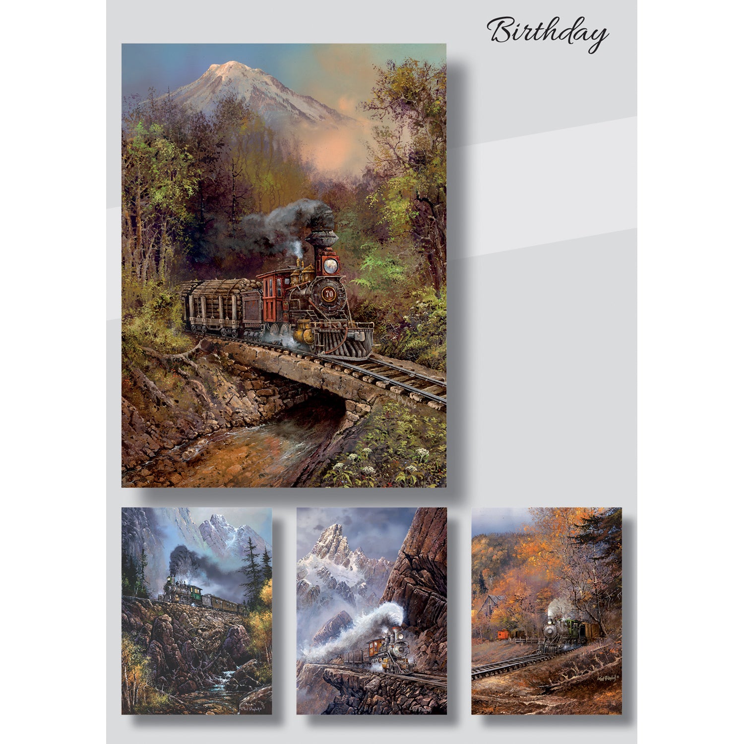 Steam Train Farm and Mountain Velvet Coloring Posters | Train Party