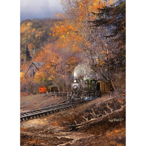 Boxed Birthday cards with train pictures