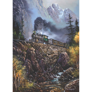 Boxed Birthday cards with train pictures