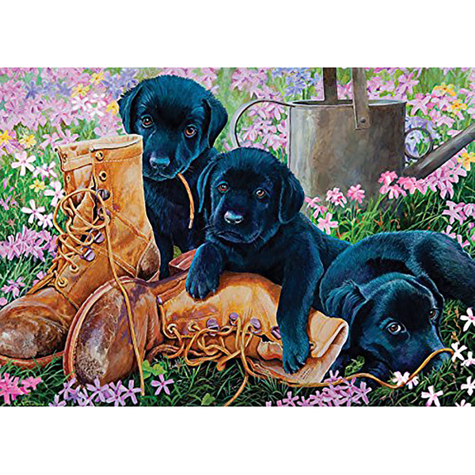 Black Lab Puppies 35-Piece Tray Puzzle 88515
