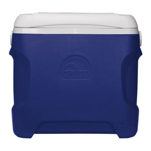 Igloo Latitude 30 Quart Cooler in Majestic Blue, front view