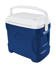 Igloo Latitude 30 Quart Cooler in Majestic Blue, profile view