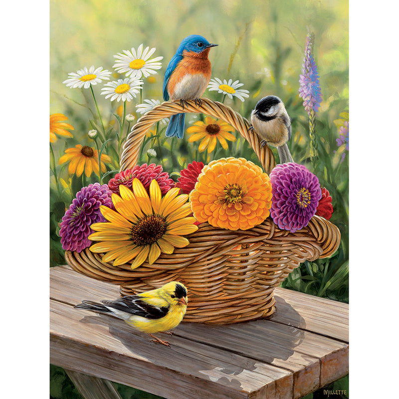 Cobble Hill Bluebird and Bouquet Tray Puzzle 58886 35-pieces – Good's Store  Online