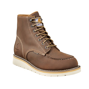 Men's leather work boots.