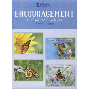 Boxed Cards Encouragement Butterflies FT22408