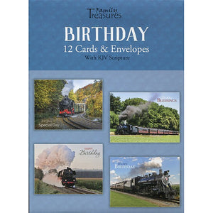 Boxed Cards Birthday Steaming Along FT22433