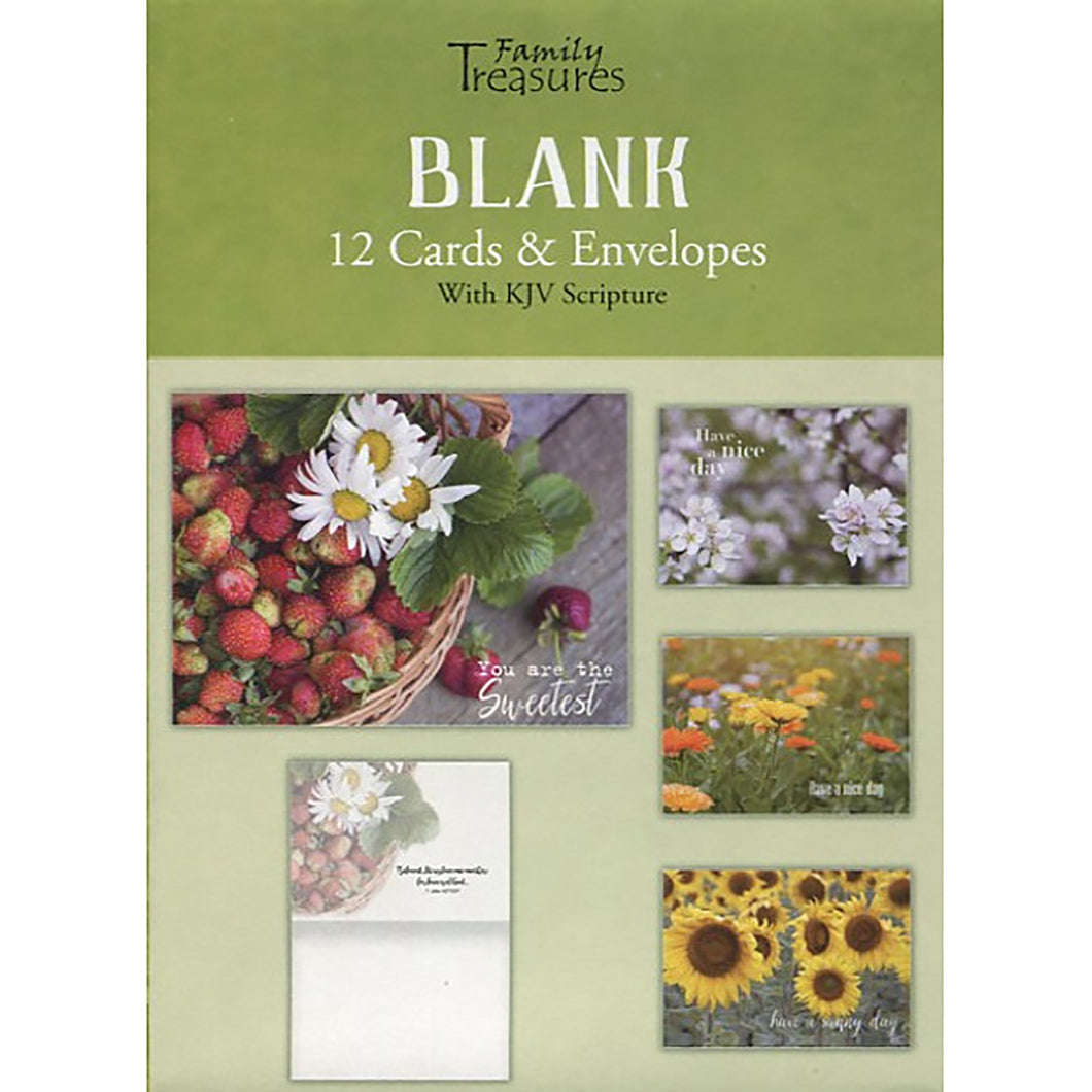Boxed Cards Blank Floral Sunshine FT22436