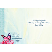 FT boxed greeting card birthday butterfly inside