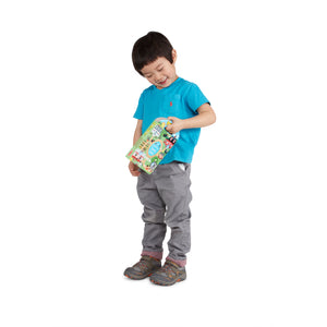Boy holding book