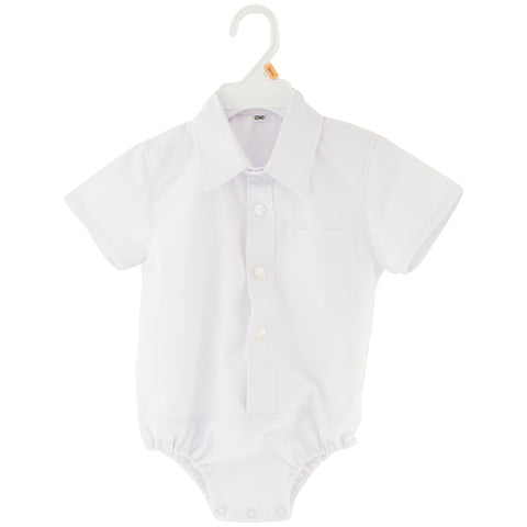 White short sleeve bodysuit