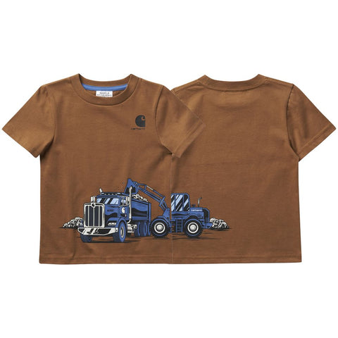 Boy's Short Sleeve Dump Truck Tee CA6258