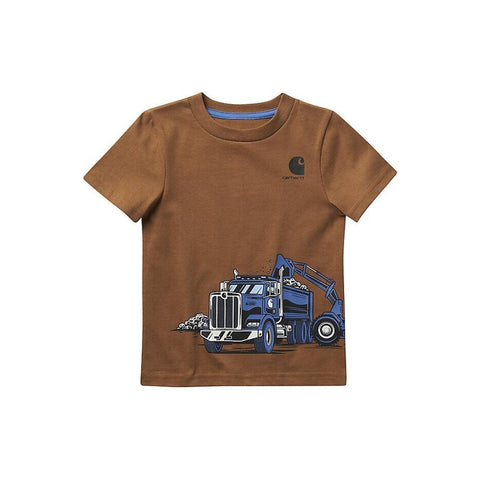 Boy's Short Sleeve Dump Truck Tee CA6258