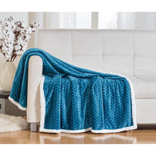 Braided Plush Throw Blanket 50 x 60 inches