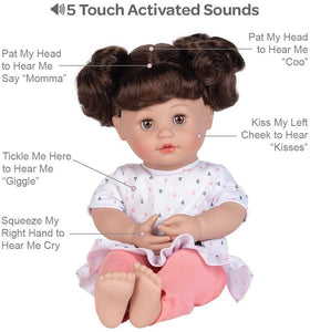 Doll with 5 touch activated sounds