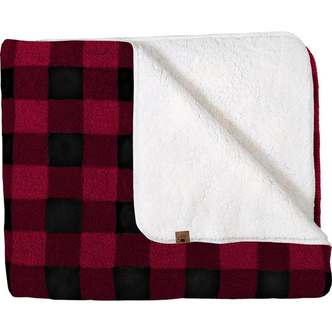 Buffalo Check Sherpa Blanket BP00466
