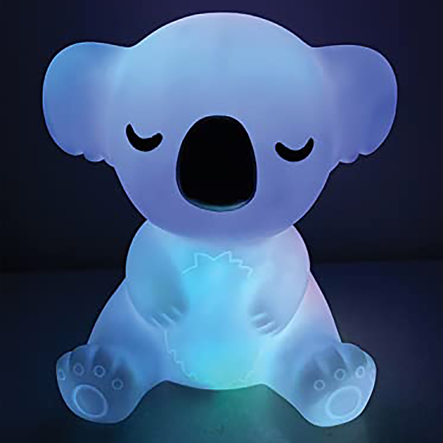 Glow Guards 10 inches Light up White Koala Stuffed Animal LED Soft Plush  Wildlife Toy with Rainbow Night Lights Ideal Birthday Children's Day for
