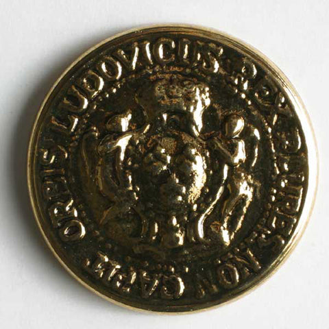 Antique gold button