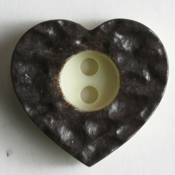 Heart shaped button