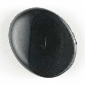 Black Oval Shank Buttons