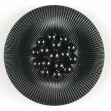 Black Shank Back Flower Buttons