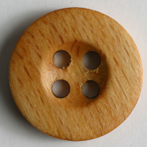 20 Pieces 1.25 Inch Diameter Wood Round 4 Hole Flat Button Circles for  Crafts