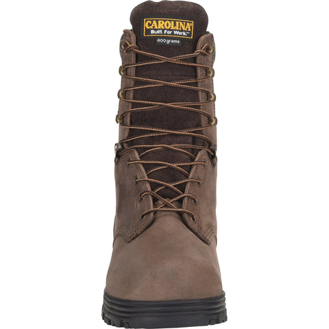 Carolina Mens 8" insulated Surveyor work boots toe view