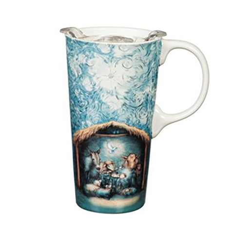 Ceramic Travel Cup Nativity 3CTC94T9604
