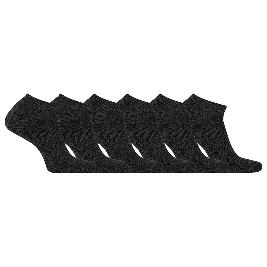 Carhartt kids all season essential low cut socks in marled black color