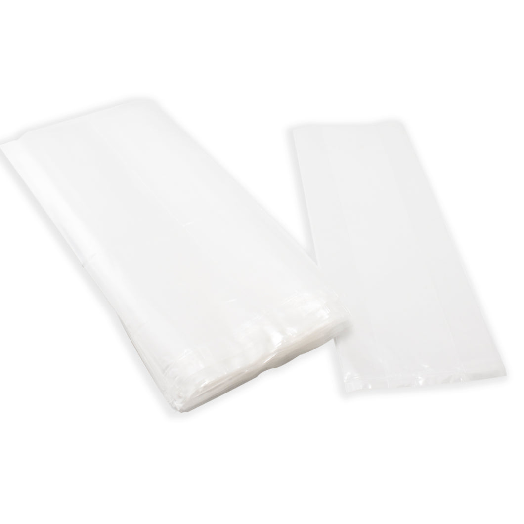 18 x 19 x 1.25 mil White Eco-Friendly Poly Hotel Laundry Bags