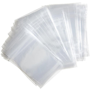 100 clear plastic treat bags