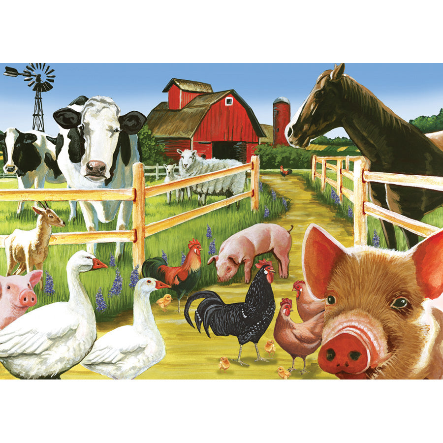 Farm yard welcome puzzle