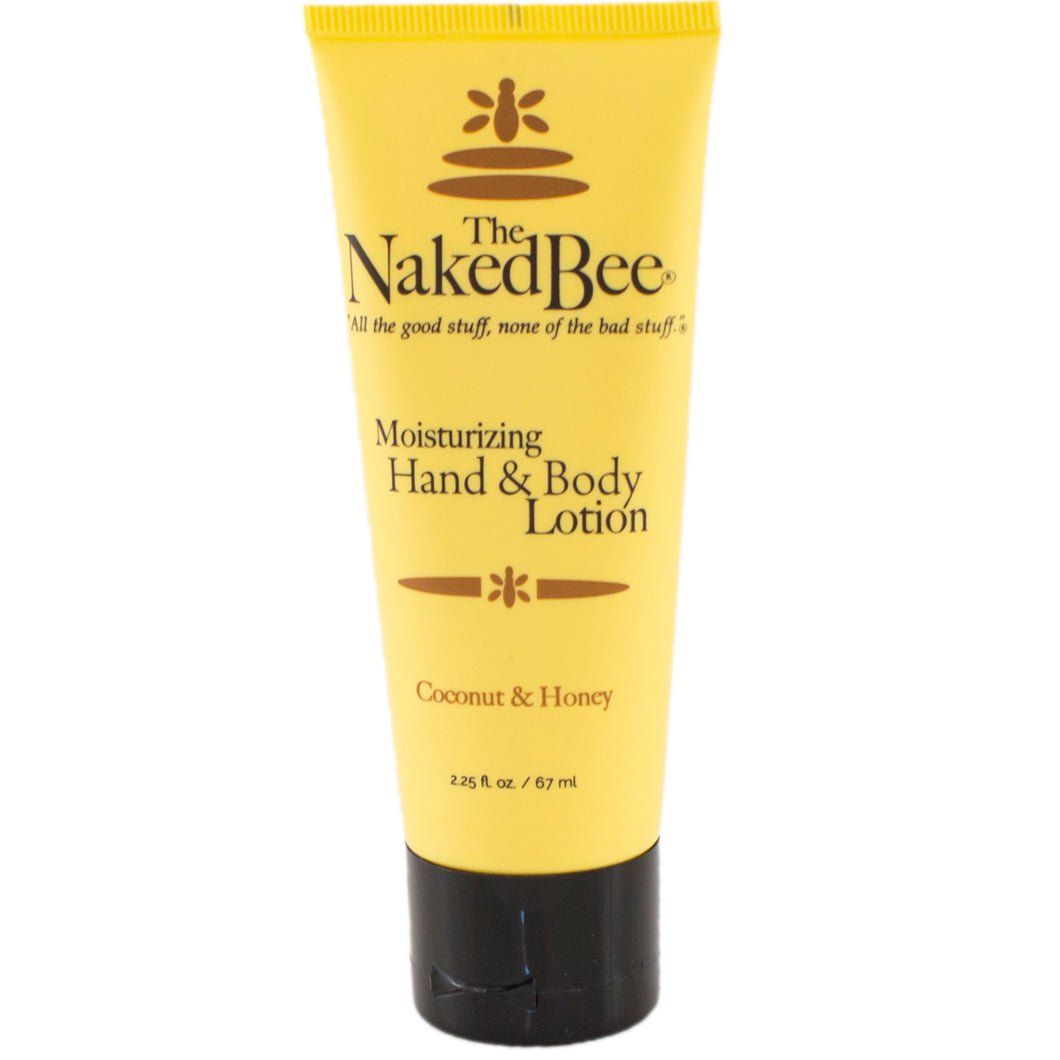 tube of naked bee coconut and honey hand and body lotion