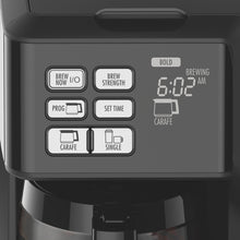 Coffee maker button