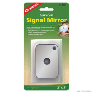 Survival signal mirror