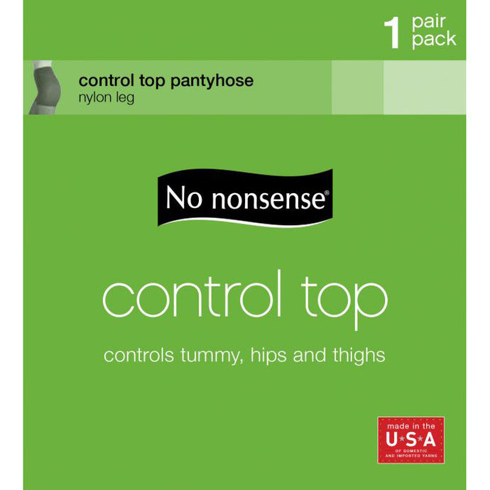1 Pair Control Top Nylon Pantyhose NN6559