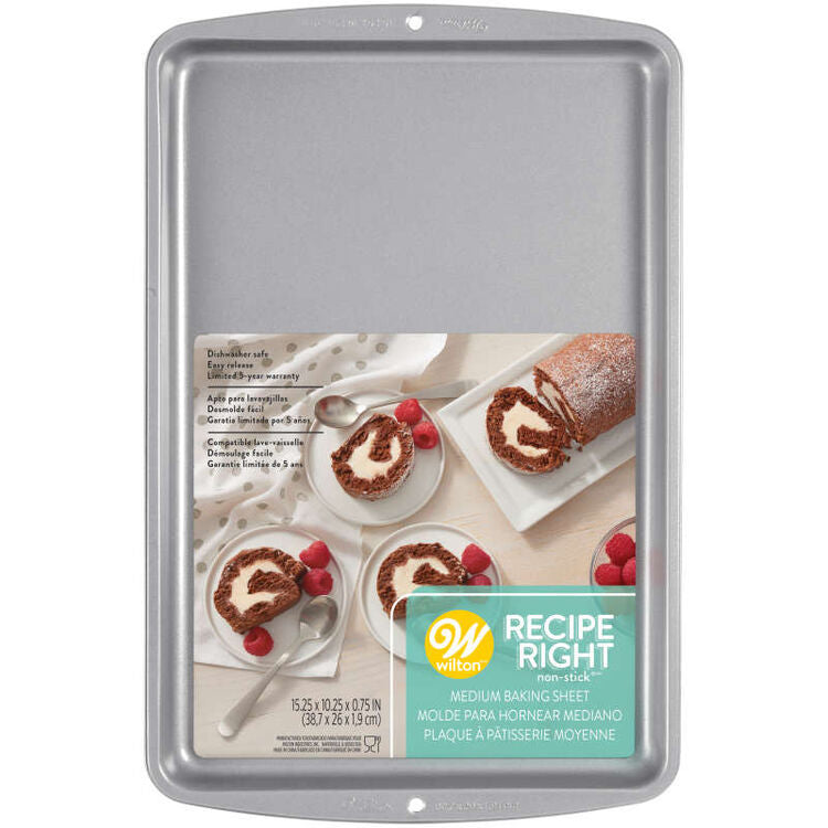 Wilton Recipe Right Non-Stick Cookie Sheet 15.25 x 10.25 inches 2105-967 –  Good's Store Online