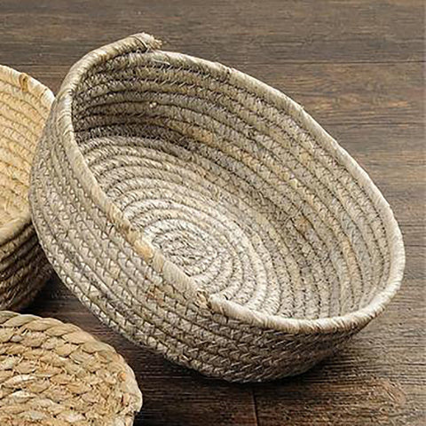 Corn Husk Rope Basket Trays 2066-60200