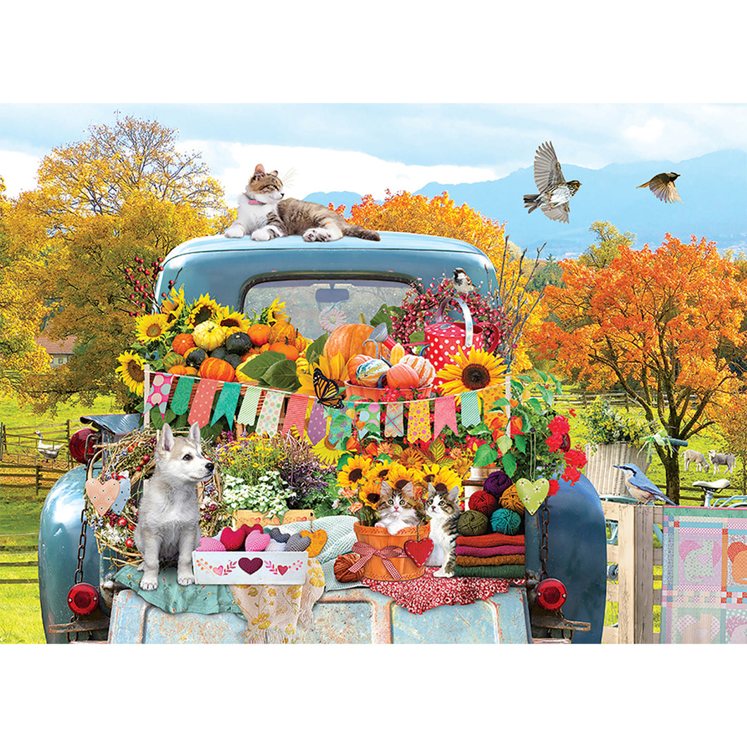 Country Truck in Autumn Puzzle 85099 500-Piece