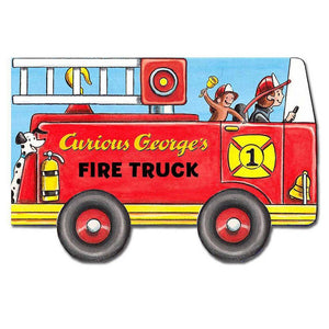 Curious George Fire Truck Board Book 9780544147096