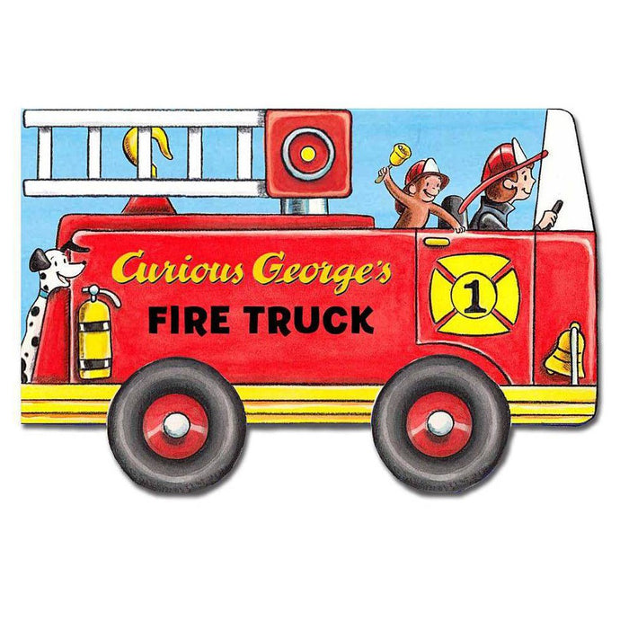 Curious George Fire Truck Board Book 9780544147096