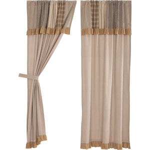 Curtains with tie-backs