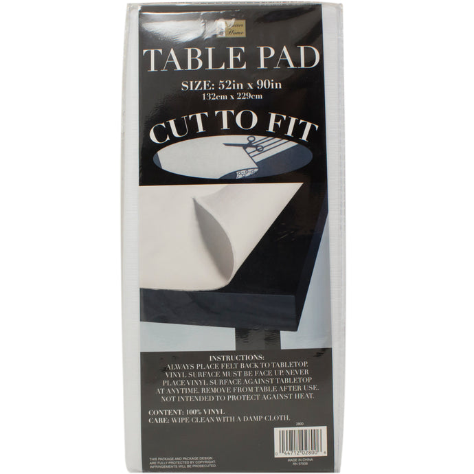 Cut to fit table cloth