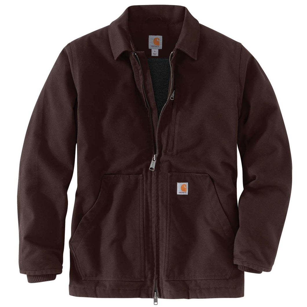 Dark Brown Sherpa Coat