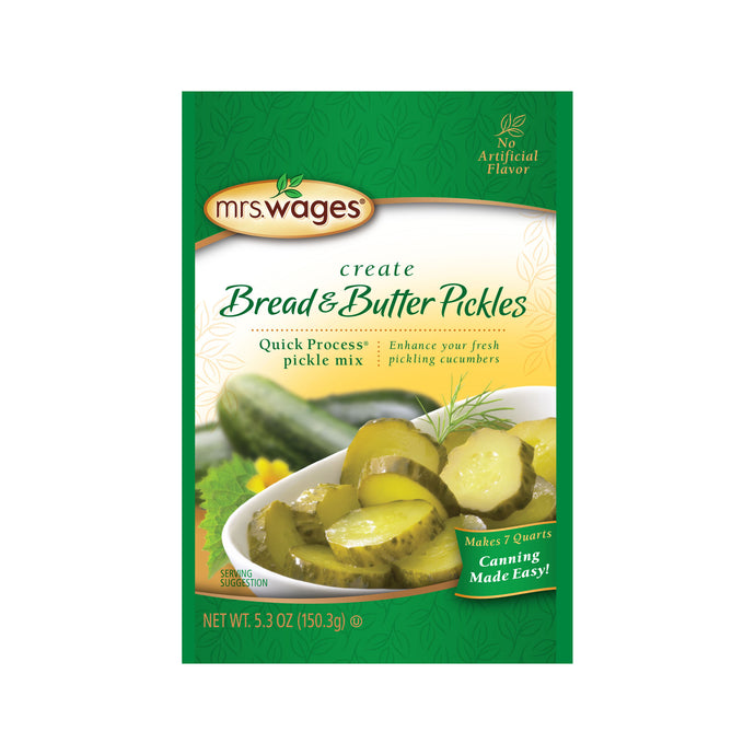 Mrs. Wages Bread and Butter pickle mix package