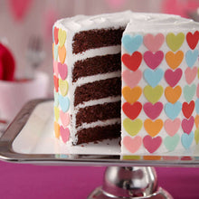 Cake with hearts
