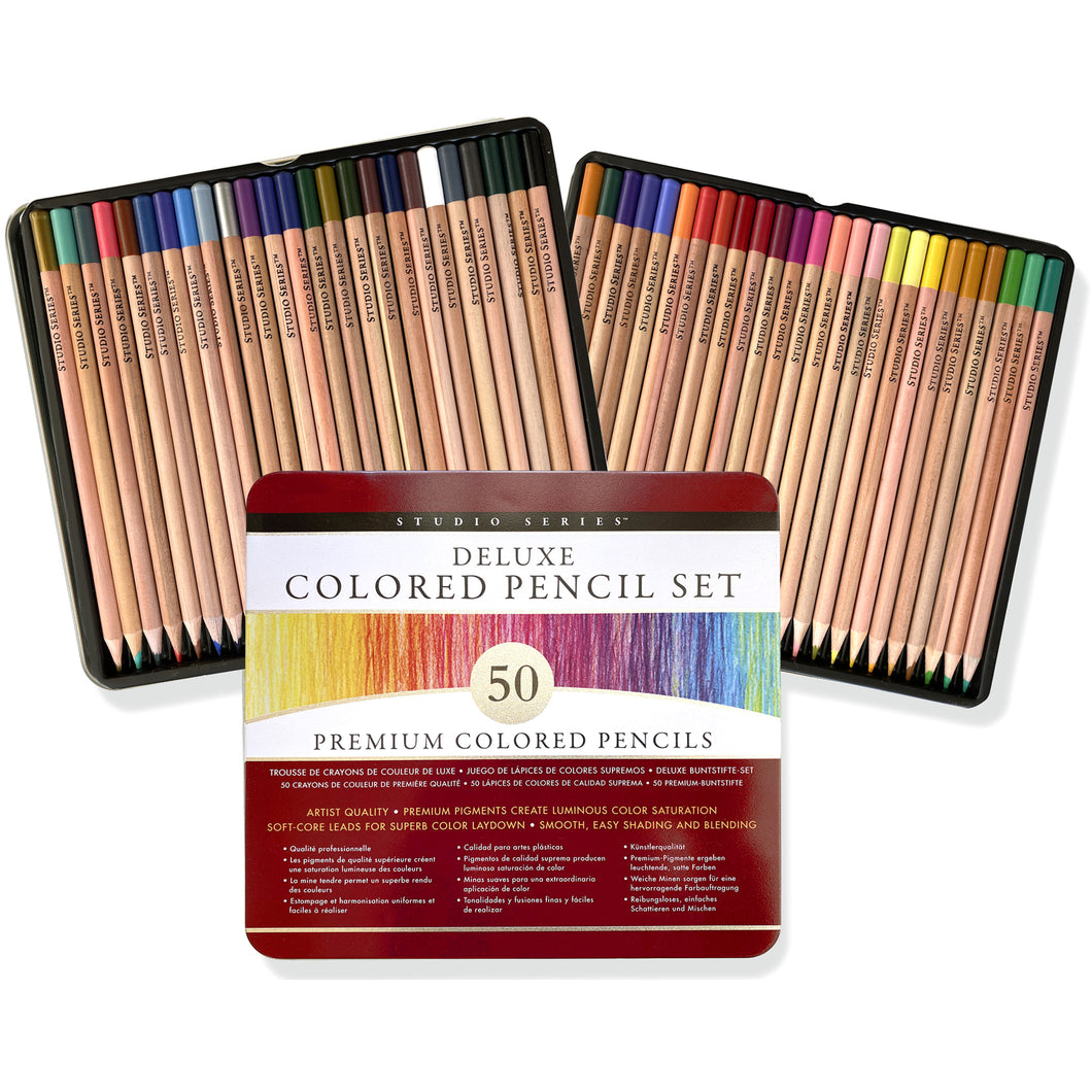 Studio Series Deluxe Premium Colored Pencil Set of 50 321343